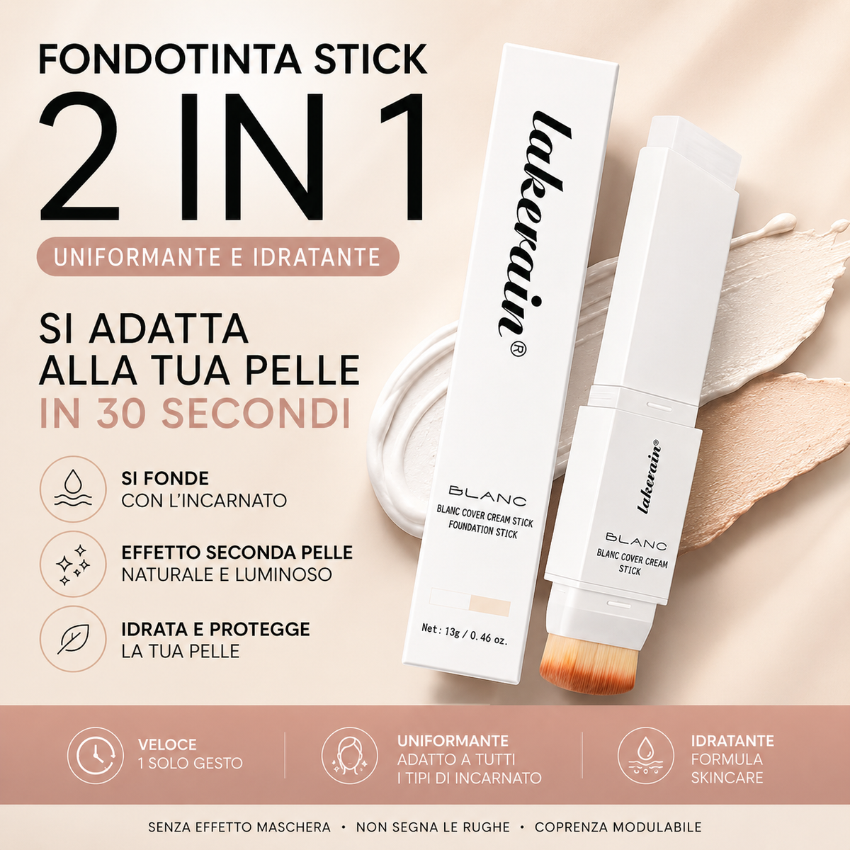ADAPTÉ™ | Fondotinta stick uniformante 2 in 1